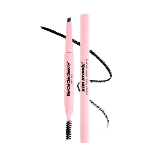 KimChi Chic Beauty KimBROWly Eyebrow Pencil - Tapered Tip, Built-in Spoolie