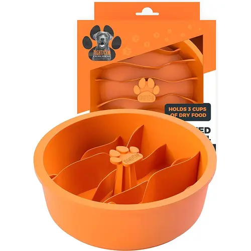 Multi-Functional Dog Enrichment Slow Feeder Bowl - BPA-Free & Dishwasher Safe