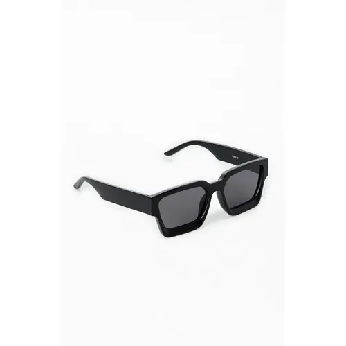 Pacsun Men's Black Square Frame Sunglasses