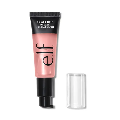 e.l.f. Power Grip Primer + 4% Niacinamide - Makeup Primer Brightens & Evens Skin Tone, Long-Lasting Grip, Dewy Glow, Non-Comedogenic, 2 Sizes