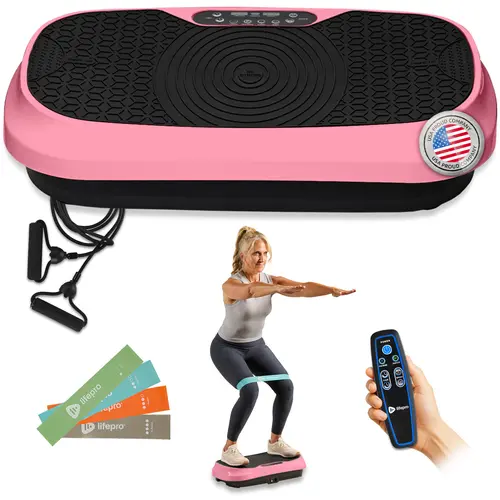LifePro Waver Mini Under Desk Vibration Plate – FSA/HSA Eligible | Compact Lymphatic Drainage | Desk Job Swelling Relief