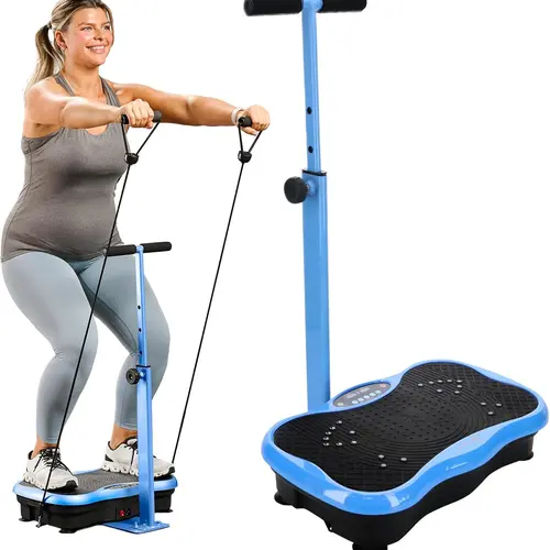 LifePro TrimLite Vibration Plate with Handle Safe Balance Support | Bluetooth Speakers | Best Gift for Parents