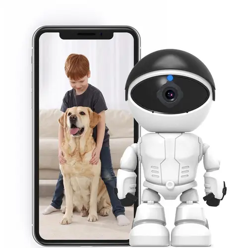 2K Dual-Band WiFi Security Camera (2.4GHz & 5GHz), Wireless Indoor Camera with Motion Detection, Two-Way Audio, Full-Color Night Vision and Remote App Monitoring