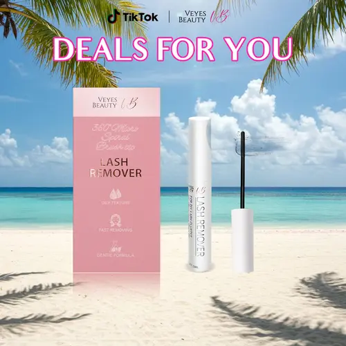 sohochic VEYESBEAUTY 5ml Cluster Lash Remover for DIY Eyelash Extensions Clear Remover for Self-application Individual Lashes at Home Makeup Remover,back to school