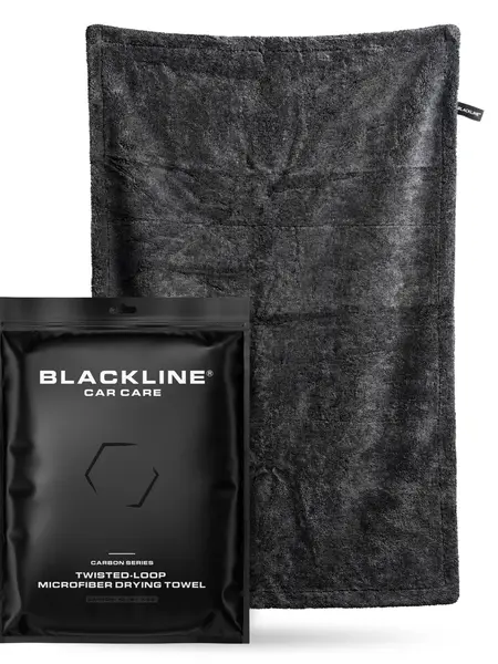 BLACKLINE® TWISTED-LOOP DRYING TOWEL - Ultra-Absorbent Car Drying Towel Made With A Twisted-Loop Microfiber Weave, 1300 GSM Premium Microfiber