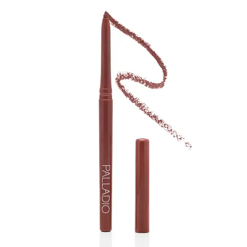 Palladio Retractable Waterproof Lipliner - High-Pigmented, Creamy, Smooth, Nourishing, Smudge-Proof Formula, Flawless Plumper Effect, Long-Lasting All-Day Wear, No Sharpener Required, Gluten Free, Cruelty Free, for Adults to Outline Lips