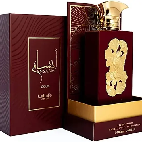 Ansaam Gold by Lattafa Pride Eau De Parfum 3.4 oz 100 ML Women Floral Fragrance