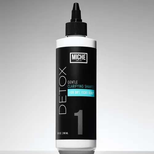 [MICHE] Detox Gentle Clarifying Shampoo | Removes Excess Product Buildup, Dandruff, Dirt, Oil and Residue | Perfect for Dry, Itchy Scalp - Miche Beauty