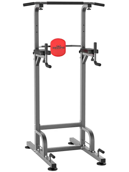 Relife Sports Power Tower Pull Up Bar Station - Home Gym Dip Station for Strength Training, Newer Version Fitness Equipment for Everyone, summerwins, Fitness For Everyone