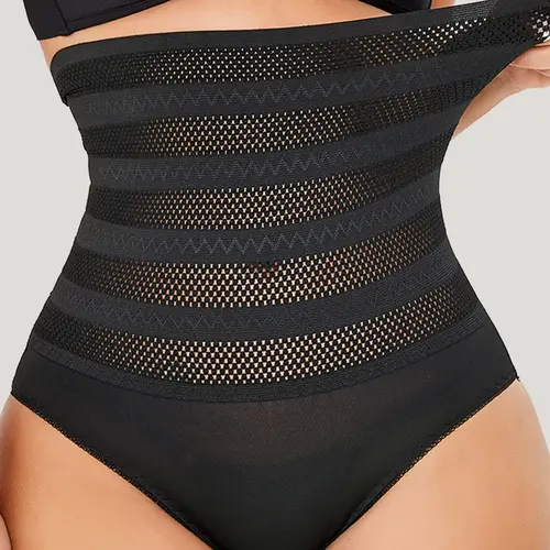 Women's Compression Waist Trainer Smooth Lightweight Shapewear Panty, Tummy Control Hip Lift Shapewear Knicker, Lady Shapewear Underwear, Tummy Control Clothing Style, Corset Waist Shapewear