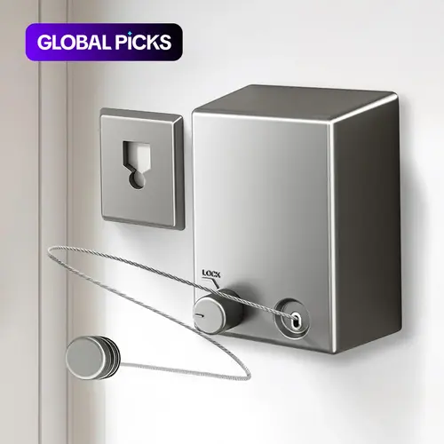 Stainless Steel Retractable Clothesline, Invisible Wall-Mounted Clothesline, Wall Mounted Clotheslines, Adjustable Heavy-Duty Balcony Drying Rack for Home or Hotel Use #GLOBAL PICKS