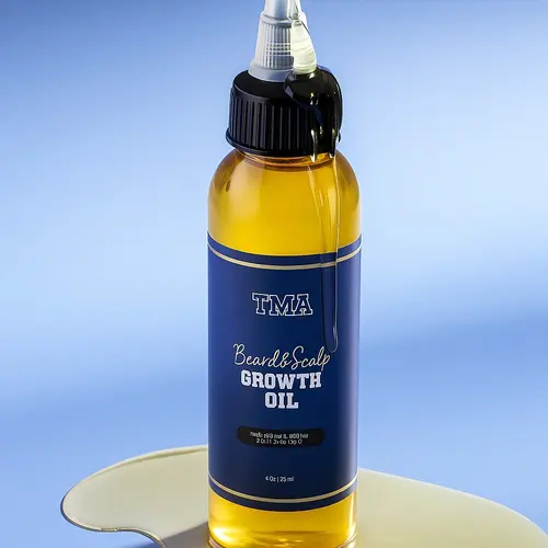 THE MANE ATTRACTION Jumbo Beard & Scalp Stimulating Growth Oil, Lightweight Scented Aroma Moisturizer for Haircare