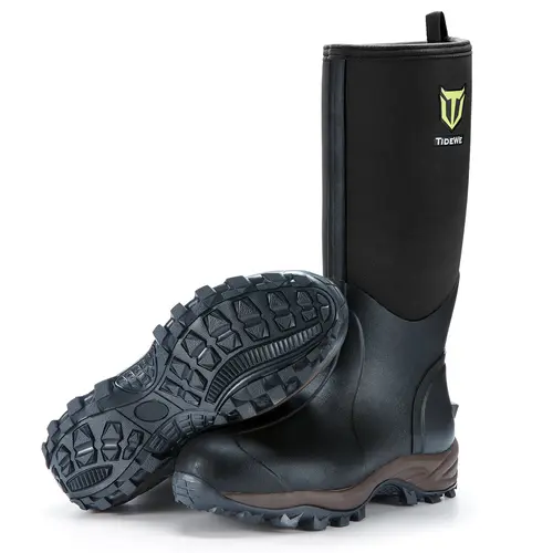 [Limited Size Clearance] TideWe Rubber Neoprene Boots Men and Women Waterproof Shoes Durable 6mm Hunting Boots Boy Footwear Shoe Walking Shoes Comfort men s boots work boots for