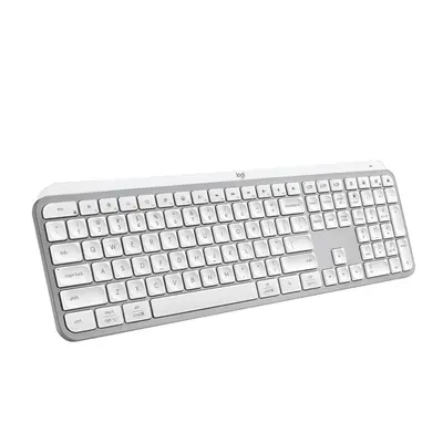 Logitech MX Keys S Wireless Keyboard, Low Profile, Fluid Precise Quiet Typing, Programmable Keys, Backlighting, Bluetooth, USB C Rechargeable, for Windows PC, Linux, Chrome, Mac (Pale Grey)