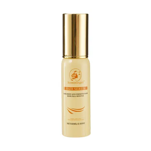 Aomimegel Moroccan Cold-Pressed Argan Oil Hair Serum, 60ml Natural Haircare Repair Treatment, Nourishing Non-Greasy Solution to Hydrate Control Frizz for Dry Damaged Hair