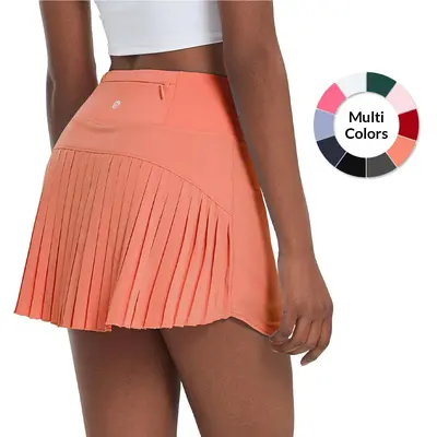 baleaf Women's Pleated Tennis Skorts, High Waisted Flowy Athletic Attire with Pockets for Golf, Gym & Casual Wear, Tennis Attire
