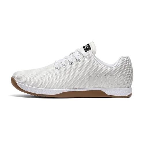 NOBULL Women's Outwork Shoe in White Gum - OG Strength Training Shoe, Durable Gym Trainer, Lifting Sneaker