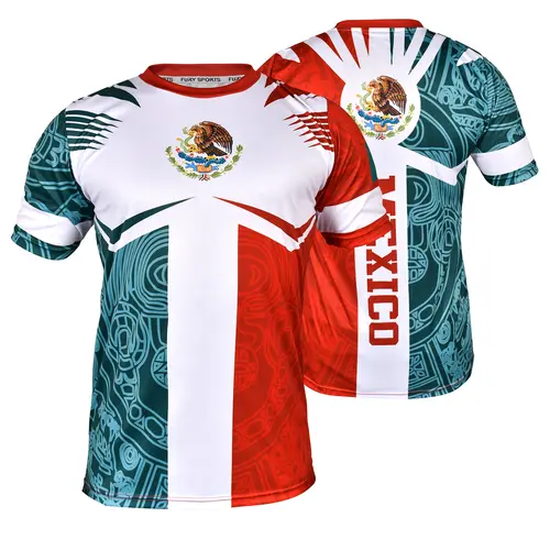Fury Mexico Fan Soccer Jersey Shirt for Mexican People Unisex/Mujer/Hombre/Men