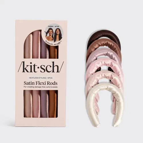 Kitsch Flexi Rods Satin Wrapped - 6 Pack
