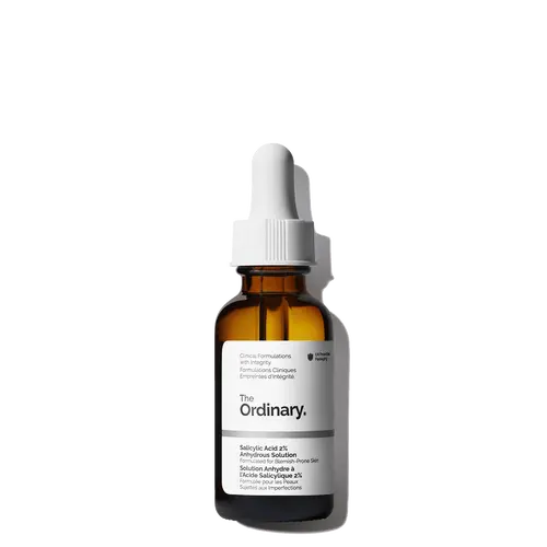 The Ordinary Salicylic Acid 2% Anhydrous Solution, Gentle Exfoliating Serum for Blemish-Prone Skin and Uneven Texture, 1 Fl Oz