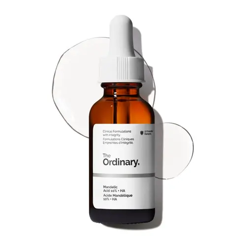 The Ordinary Mandelic Acid 10% + Hyaluronic Acid, Gentle Exfoliating Serum for Clarity and Hydration, 1 Fl Oz