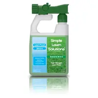 Lawn Food 28-0-0 - High Nitrogen Quick & Slow-release Liquid Fertilizer - Thicker, Greener Grass & Turf - Ready-to-use Attached Sprayer - 32 oz