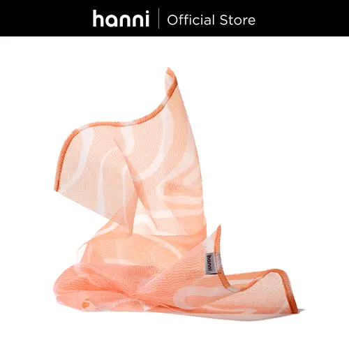[Hanni Official] Shower Scarf - Pastel Bathroom Towel Accessory for Home Goods - Soft Cloth Design