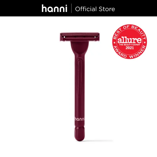 [Hanni Official] The Weighted Razor with Stainless Steel Handle, Smooth Grip, and Comfort for Sensitive Skin Head Shaver Electricshaver Beauty Products
