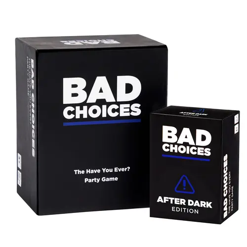 BAD CHOICES Party Game + After Dark Set – Hilarious Adult Card Game for Friends & Game Night | Funny Conversation & Icebreaker Board Game for Parties, Pregames, Social Gatherings & Fun Gift Ideas