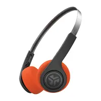 JLab Rewind2 Wireless Retro Headphones - 80s+90s vibe, Bluetooth 20+ Hours Playtime, Microphone, GenX Headphones, Lightweight Design
