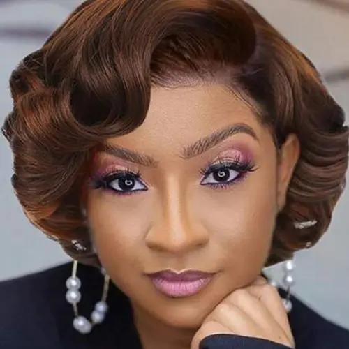 Women's 14 Inch Black Short Curly Bob Wigs for Summer 2024, Gorgeous Fluffy Wigs without Bangs, Synthetic Material Wigs for Party, Daily Use, Synthetic Machine Wigs, Wavy Bob Hairstyle Wig, Synthetic Fiber Wig