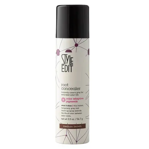 Style Edit Root Concealer Touch Up Spray – Instant Gray Root Concealer for Hairline, Temples, and Part – Lightweight, No-Residue Root Coverage – Made in the USA - Salon Quality temporary hair dye