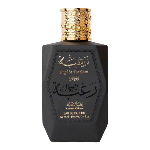 Lattafa | Raghba | Men's Fragrance | 100 ML 3.4 OZ | Eau De Parfum + Perfumed Body Spray | Lemon Verbena - Iris & Lemon