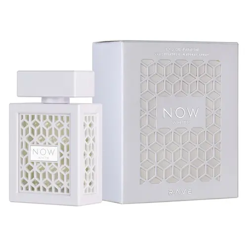 Lattafa | Rave Now | White | Unisex Fragrance | 100 ML 3.4 OZ | Eau De Parfum | Peach - Mandarin & Tuberose