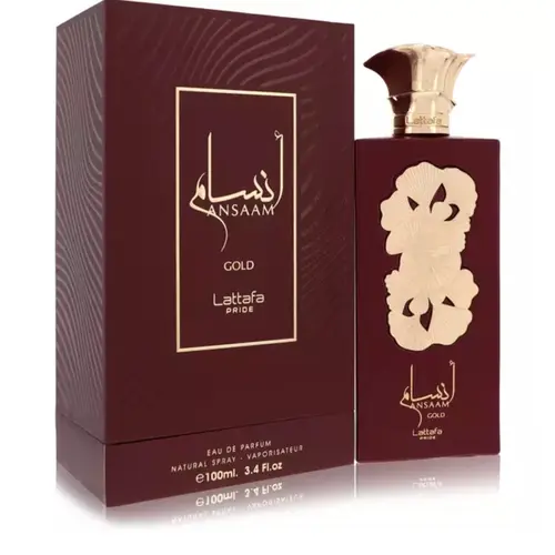 Lattafa | Ansaam | Gold | Women's Fragrance | 100 ML - 3.4 OZ | Eau De Parfum | Jasmine - Rose & Pear