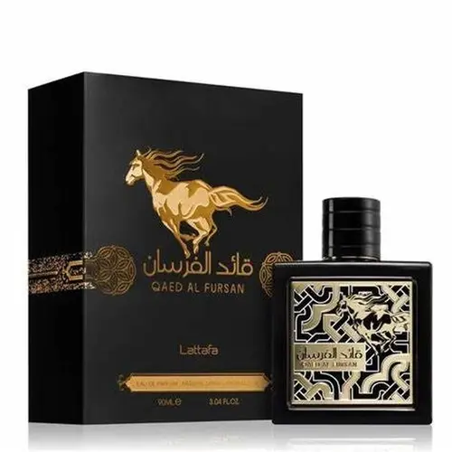 Lattafa | Qaed Al Fursan | Unisex Fragrance | 100ML - 3.4 Oz | Eau De Parfum | Fruity, Sweet-Wood Notes