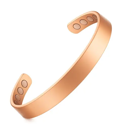 Ciana Adjustable Copper Energy Magnet Bracelet - Lightweight, Comfortable Body-Safe Arm Bands Bracelets & Bangles for Men & Women - Everyday Wellness Accessory