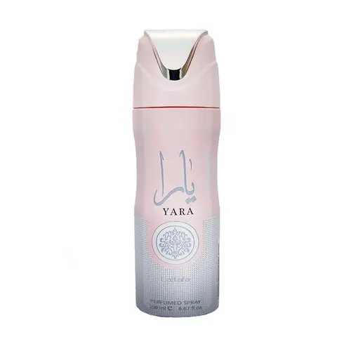 Lattafa Yara Deodorant Long Lasting Perfumed Body Spray 200ml Body Care Fragrance Scent Gentle