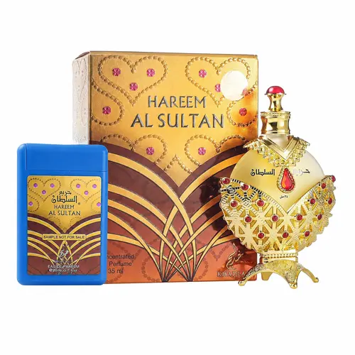 Hareem Al Sultan Gold Concentrated Perfume Oil 35ml, 1.18 Ounce | for Unisex by Khadlaj