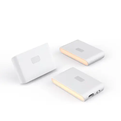 Wyze Night Light — Rechargeable Motion-Activated Soft Lights with Dusk-to-Dawn Scheduling, Warm & Soft White Step Lights