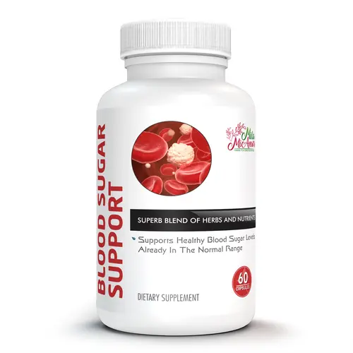 Blood Sugar Support | Natural Blend of Vitamins, Minerals, Plant Extracts | Maintain Healthy Blood Sugar and Cholesterol Levels | 60 Capsules