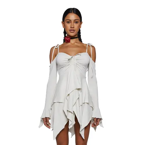 F is For Fairies  Handkerchief Dress - Ivory