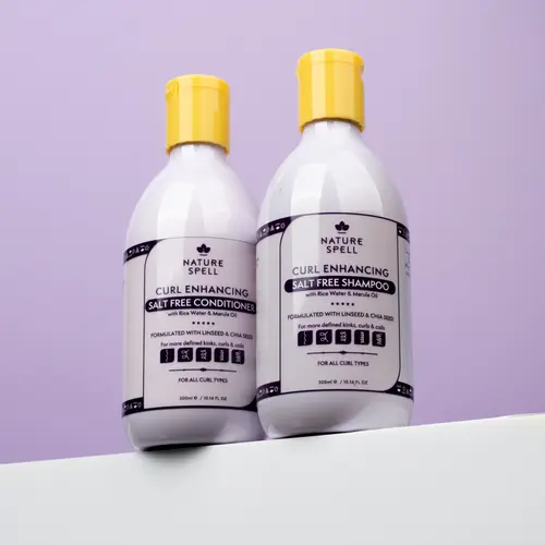 Nature Spell's Curl Enhancing Shampoo & Conditioner Duo 10.14 Fl Oz x 2