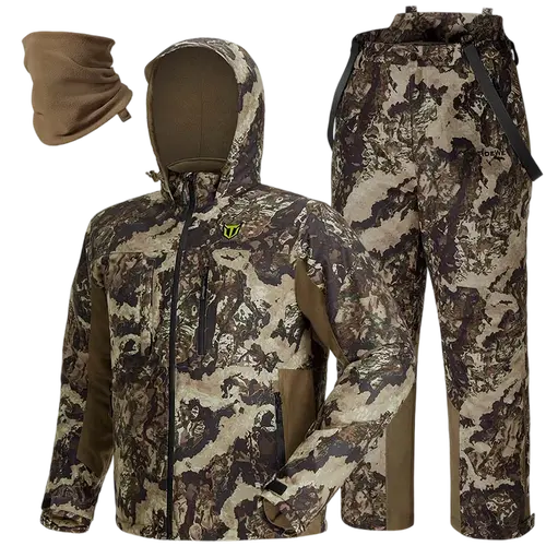 [Off-Season Savings] TideWe Altus Whitetail Ultra Silent Hunting Suit Men's Water Resistant Hunting Clothes Field Gear mens clothing Outdoor Camouflage #Dealsforyoudays