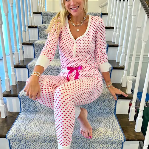 Pink Heart Pajama Set