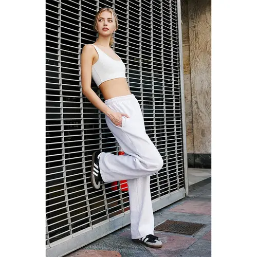 John Galt Women's Light Gray Soft Anastasia Sweatpants