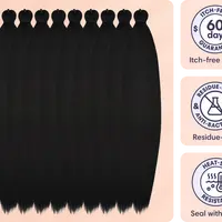 Gyal Braids 26 Inch No Itch Braiding Hair 8 Bundles (52 Inch End to End), Pre Stretched Apple Cider Vinegar Rinsed Kanekalon for Long Boho Braids