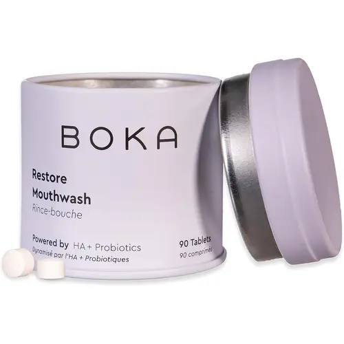 Boka Travel Mouthwash Tablets – Fluoride-Free & Alcohol-Free, Fresh Breath Dental Cleaning Solution