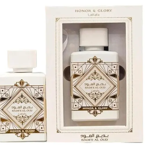 Lattafa | Badee Al Oud | Honor & Glory | Unisex Fragrance | 100 ML 3.4 OZ | Eau De Parfum | Benzoin - Cinnamon & Turmeric