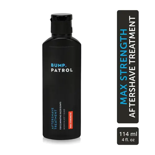 Bump Patrol Maximum Strength Aftershave Treatment - No-Water, Glycerine-Infused - Eliminates Razor Bumps, Razor Burn, Ingrown Hairs - 4 fl oz for Adults